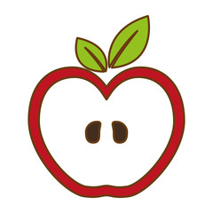 apple icon image vector illustration design 