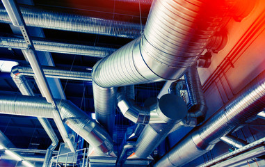 System of industrial ventilating pipes