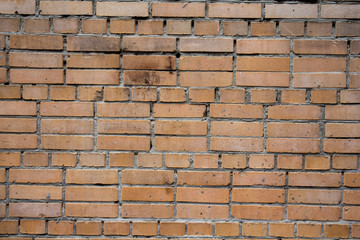 red brick wall