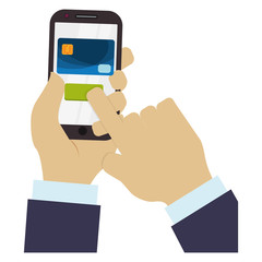 digital payment economy icon image vector illustration design 