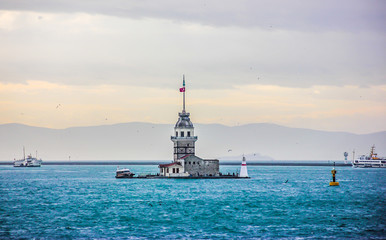 Maiden's Tower (Kiz Kulesi). Istanbul, Turkey