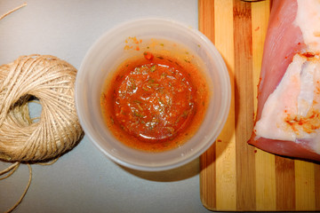 Pork roasting process