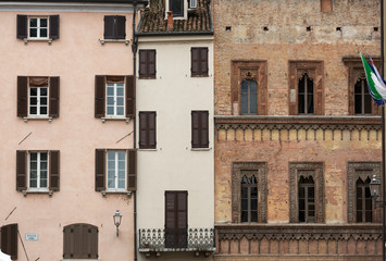 Fototapeta na wymiar The historic city center of Mantua. Italy