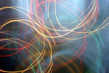 abstraction on a long exposure with the effect of lubrication