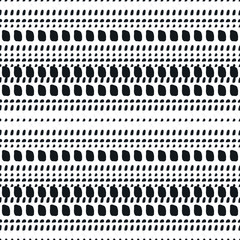 Hand-drawn geometric seamless pattern