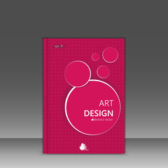 Modern Vector abstract brochure, report or flyer design template