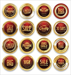 Luxury retro badge and labels collection