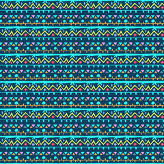 Seamless vector tribal texture.