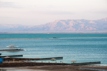 Evening at the Dead Sea.