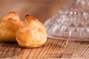 Sweet cream puffs. 