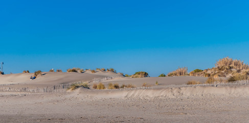 Plage de l'espiguette, le Grau-du-Roi.