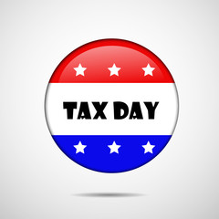U.S.A Tax Day background