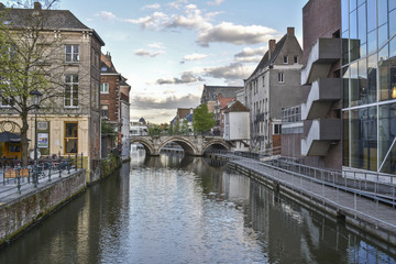 Fototapeta premium Mechelen Kanal
