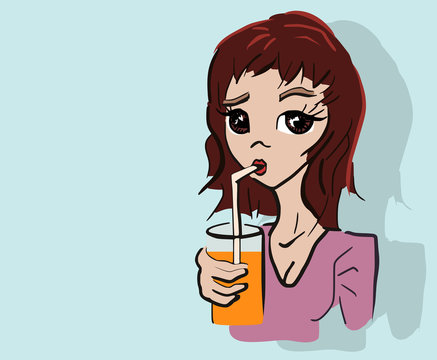 Frisdrank drinken