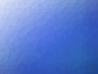 Blue white gradient abstract polygon shaped background
