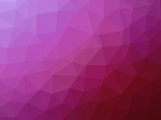 Abstract pink gradient low polygon shaped background