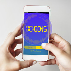 Stopwatch Clock Time Countdown Graphic Words