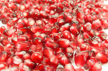 Ripe pomegranates