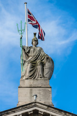 Fragment of Original Tate Gallery (1897). Millbank in London.