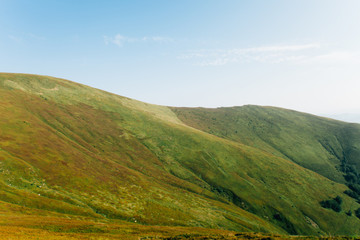 Obraz premium ukrainian carpathian mountains. Beautiful mountain landscape.