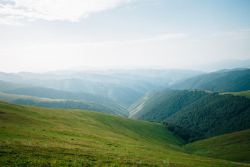 Fototapeta premium ukrainian carpathian mountains. Beautiful mountain landscape.
