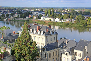 River Loire at Saumur, France