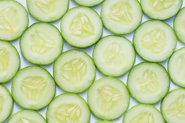 fresh cucumbers background