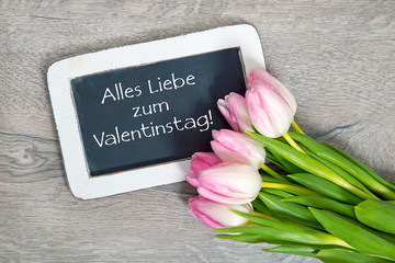 Tulpen zum Valentinstag
