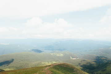 Fototapeta premium ukrainian carpathian mountains. Beautiful mountain landscape.