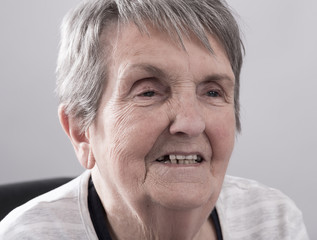 Portrait of a happy senior woman