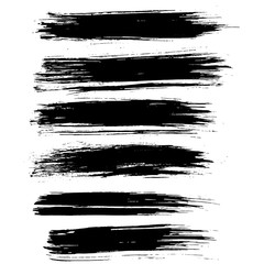 Ink vector brush strokes. Vector illustration. Grunge texture.