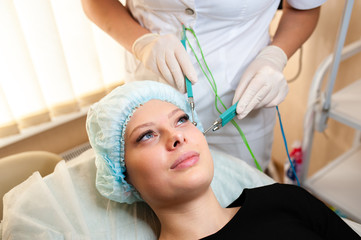 Naklejka premium Cosmetology. Injections.