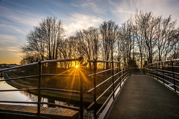 Sunset at Clarence Mill