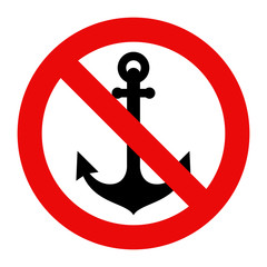 No anchor sign © nikolae