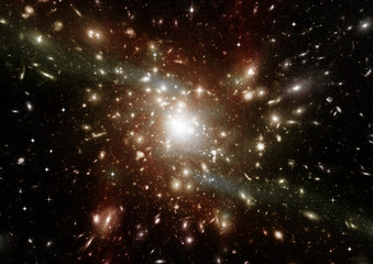 galaxy in a free space