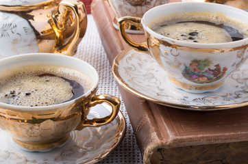 Vintage coffee break