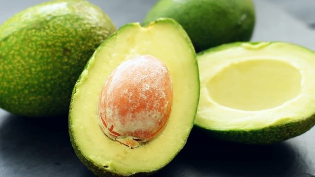 Fresh healthy avocado on a table
