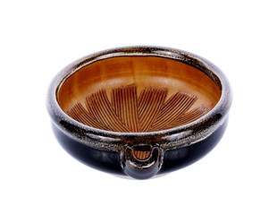 seramic bowl isolated on white background