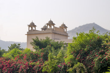 Naklejka premium The building of ancient observatory in India the Jantar Mantar