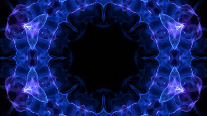 Kaleidoscope Abstract Flower Background