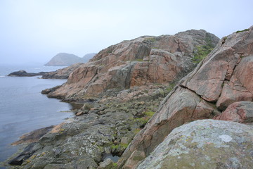 Fototapeta na wymiar Coast in Norway