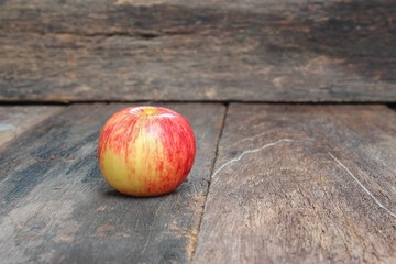 Red Apple Close up,select focus with shallow depth of field 