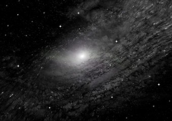 galaxy in a free space