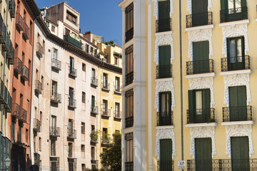 Fototapeta na wymiar Madrid (Spain): buildings