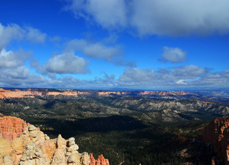 Fototapeta premium Bryce Canyon inifinite panoramic view