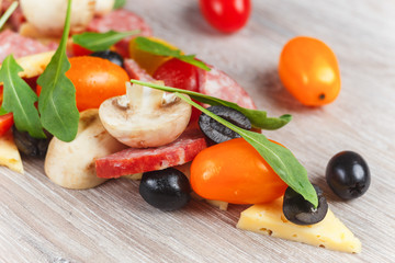 Creative composition of ingredients