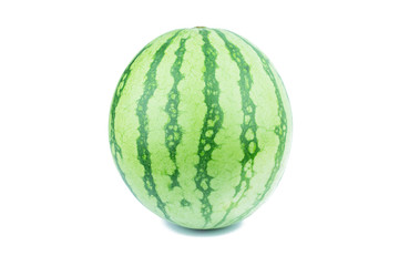 water melon,green watermelon isolated on white