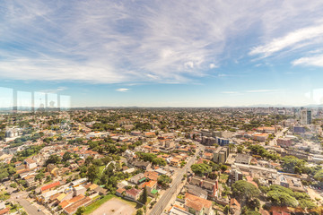 Fototapeta na wymiar View from Curitiba's Panoramic Tower