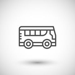 Bus line icon