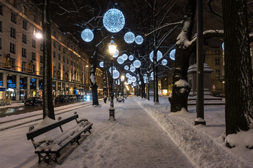 Promenadeplatz München Winter